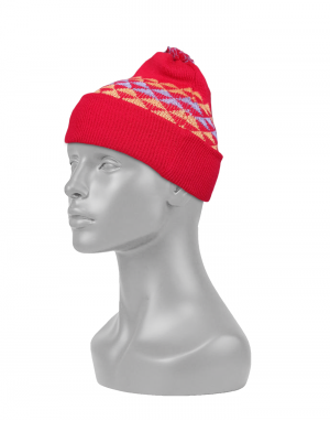 Acrylic Kids  designer cap red